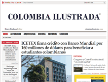Tablet Screenshot of colombiailustrada.com